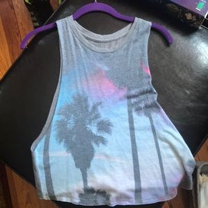 Aeropostale Graphic Muscle Tank Top